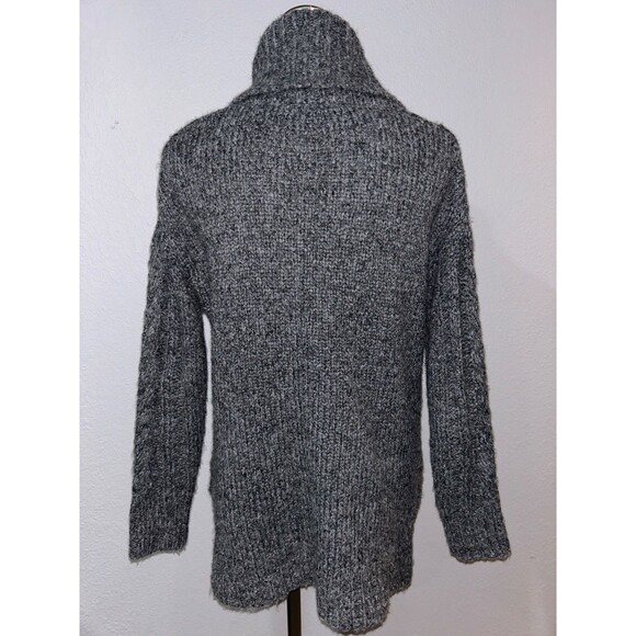 Smartwool Women’s Moon Ridge Boyfriend Sweater Charcoal size S Turtleneck - Picture 5 of 8